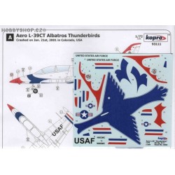 Aero L-39CT Albatros Thunderbirds - 1/72 decal