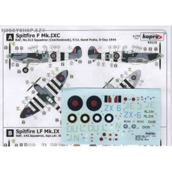 Spitfire Mk.IXC Skalski Circus - 1/72 decal