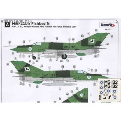 MiG-21bis Fishbed Finnish Air Force - 1/72 decal