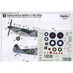Spitfire Mk.XVIE - 1/72 decal
