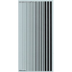 Black (F.S.37038) Slim Strips