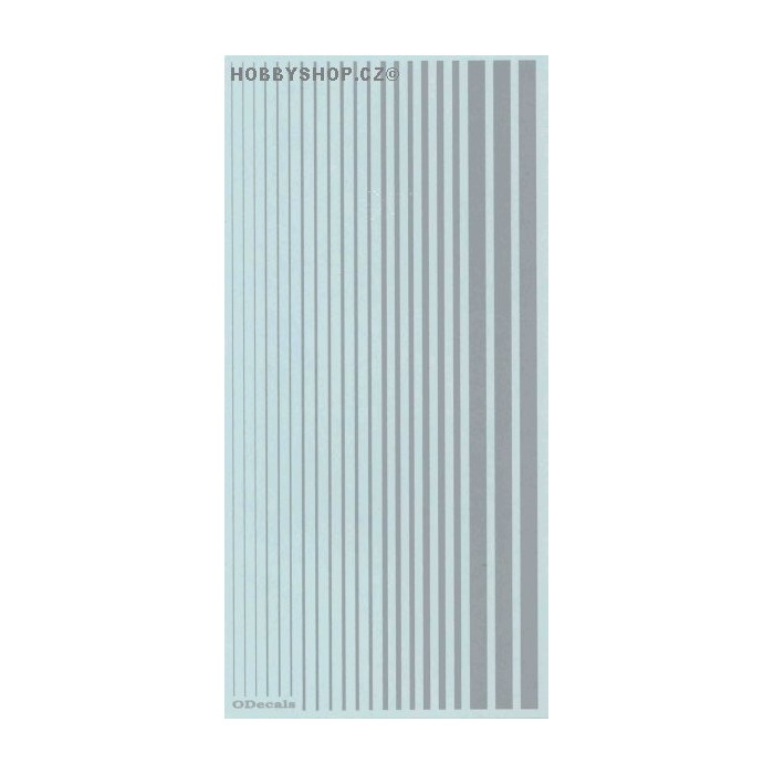 Light Gull Grey (F.S.36440) Slim Strips