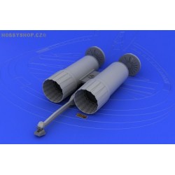 F-4 exhaust nozzles USAF late - 1/32 Upgrade set