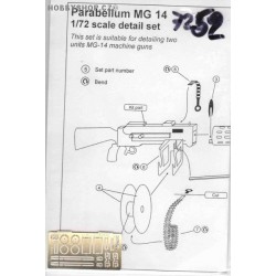 Parabellum MG 14 - 1/72 PE set