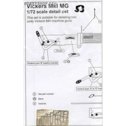 Vickers Mk.I MG - 1/72 PE set