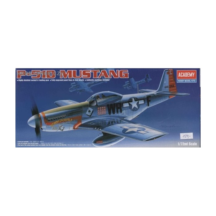 P-51D Mustang - 1/72 kit