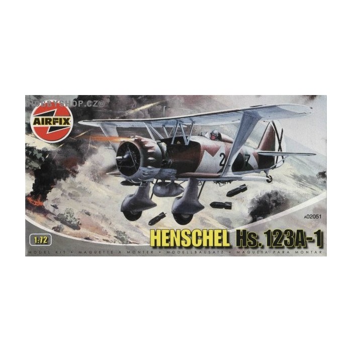 Henschel Hs 123A-1 - 1/72 kit
