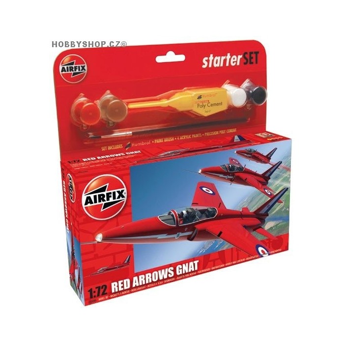 Red Arrows Gnat Gift set - 1/72 kit