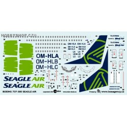 Boeing 737-300 Seagle Air - 1/144 decal
