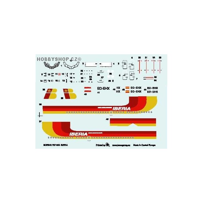 Boeing 737-300 Iberia - 1/144 decal