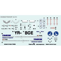 Boeing 737-300 Tarom - 1/144 decal