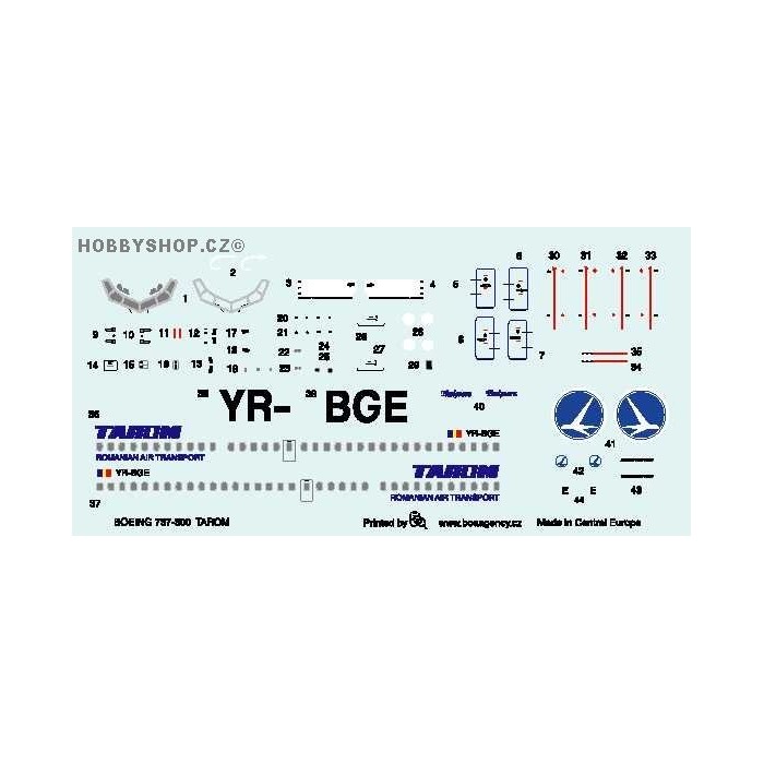 Boeing 737-300 Tarom - 1/144 decal