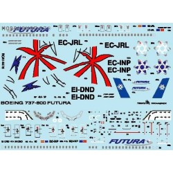 Boeing 737-800 Futura International - 1/144 decal