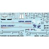 Fokker 100 Slovak Airlines - 1/144 decal