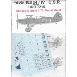 Avia B-534 IV. version CSR- 1/72 decal