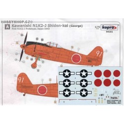 N1K2-J prototype & US - 1/72 decal