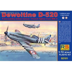 Dewoitine D.520 Free France - 1/72 kit