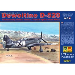 Dewoitine D.520 Bulgaria, Italy - 1/72 kit
