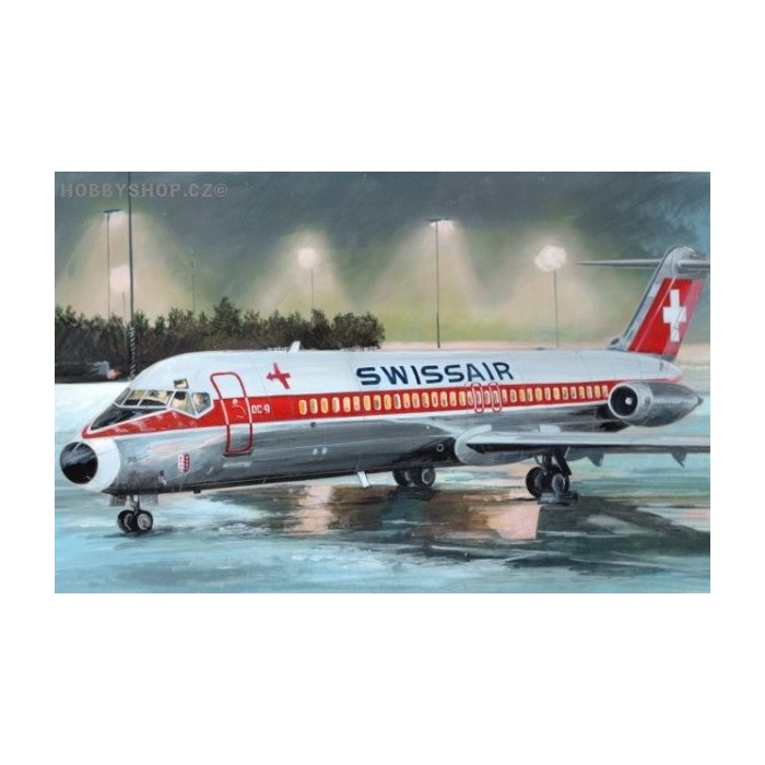 Douglas DC-9-32 Swissair, JAT - 1/144 kit