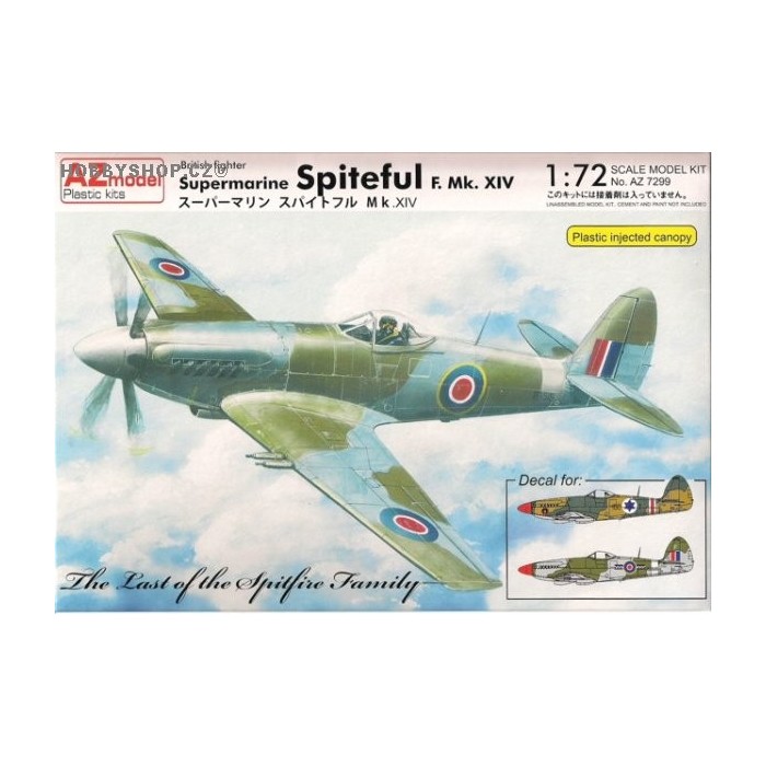 Supermarine Spiteful F.Mk.XIV - 1/72 kit