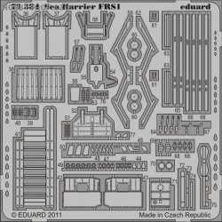 Sea Harrier FRS.1 S.A. - 1/72 PE set