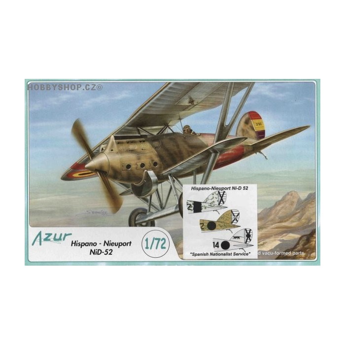 Nieuport NiD-52 Spanish Nationalist Service - 1/72 kit