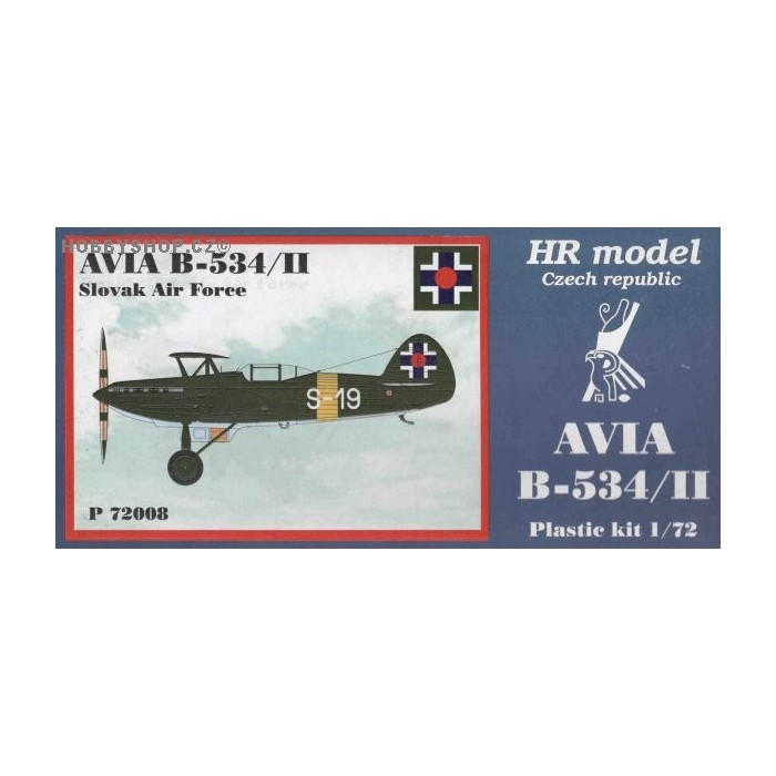 Avia B-534/II Slovakia - 1/72 kit