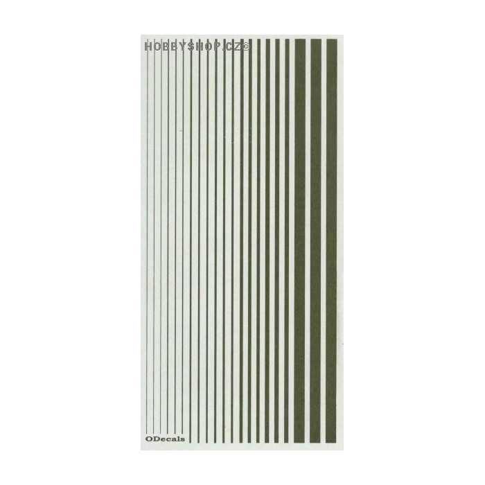 Interior Green (F.S.34151) Slim Strips