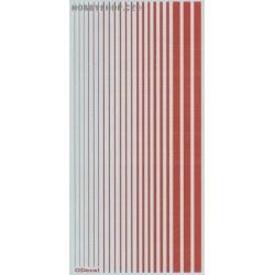 Internat. Orange (F.S.12197) Slim Strips