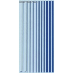 French Blue (F.S.15180) Slim Strips