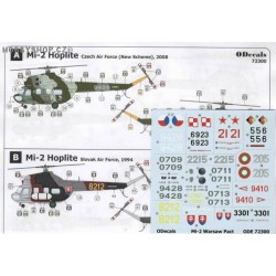 Mil Mi-2 Warsaw Pact & Air Force - 1/72 decal