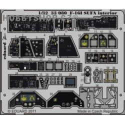 F-16I SUFA interior S.A. - 1/32 ZOOM PE set