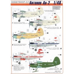 Antonov An-2 Colt - 1/48 decal