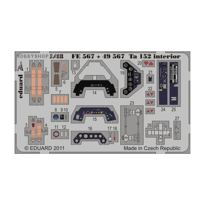 Ta 152 S.A. - 1/48 PE set