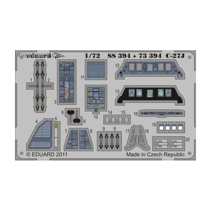 C-27J S.A. - 1/72 PE set