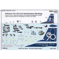 An-26 Curl Anniversary Marking - 1/72 decal