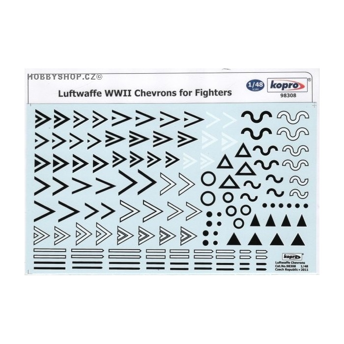 Luftwaffe Chevrons for Fighters - 1/48 decal