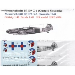 Messerschmitt Bf 109G-6 Slovak A.F. - 1/48 decal