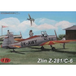 Zlin Z-281/C-6 Basic - 1/72 kit