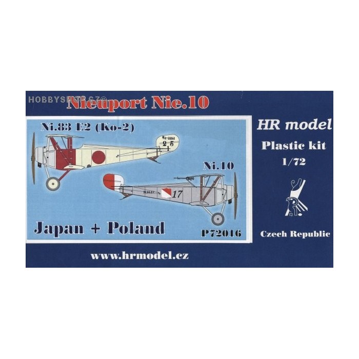 Nieuport Nie.10 Japan & Poland - 1/72 kit