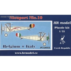 Nieuport Nie.10 Belgium & Italy - 1/72 kit