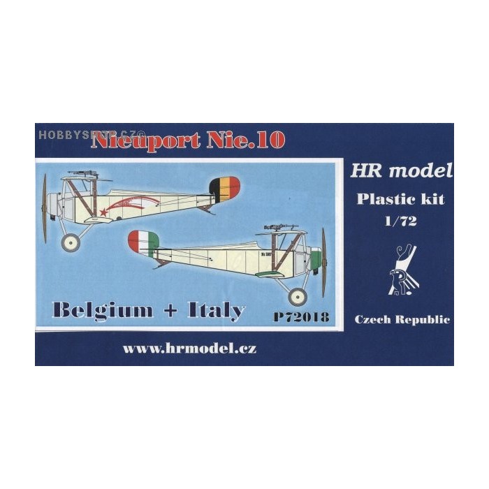 Nieuport Nie.10 Belgium & Italy - 1/72 kit