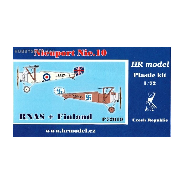 Nieuport Nie.10 RNAS & Finland - 1/72 kit