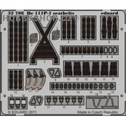 He 111 seatbelts - 1/32 Painted PE set