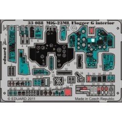 MiG-23ML Flogger G interior S.A.  1/32 - Painted - 1/32 ZOOM PE set