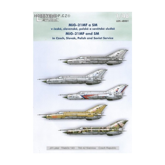 MiG-21MF/SM - 1/48 decals