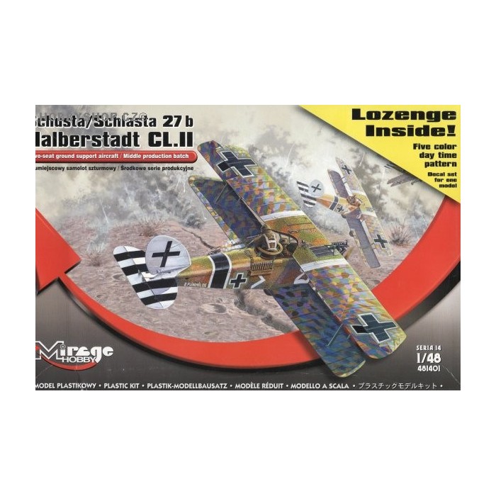 Halberstadt Cl.II Middle prod. with Lozenge - 1/48 kit