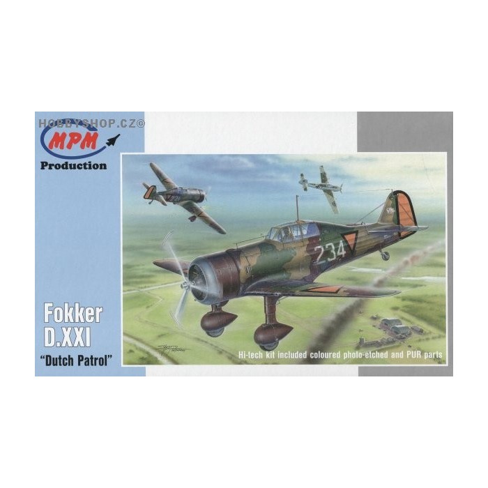 Fokker D.XXI Dutch Patrol - 1/72 kit