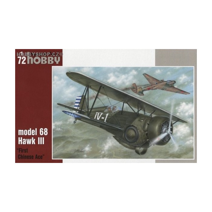 Curtiss model 68 Hawk III First Chinese Ace - 1/72 kit