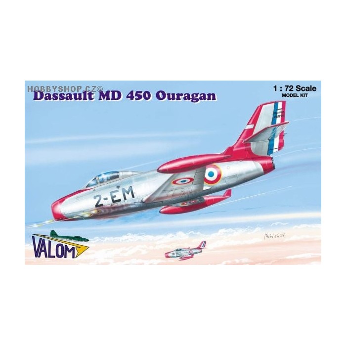 Dassault MD 450 Ouragan France - 1/72 kit